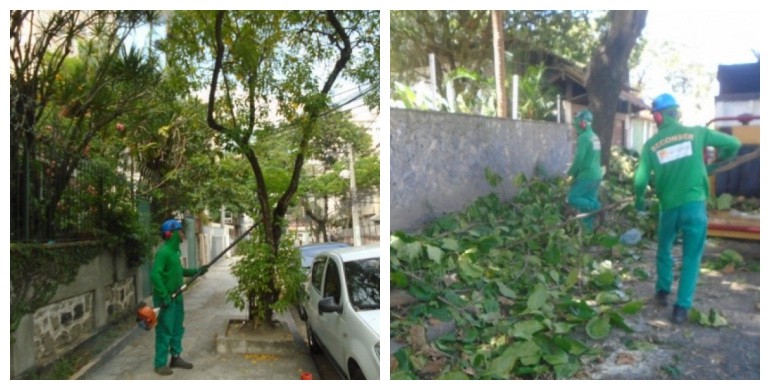 AÇÕES EQUIPES DE ARBORIZAÇÃO URBANA DIA 16/03/2021