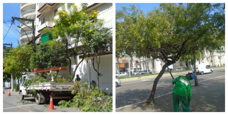 AÇÕES EQUIPES DE ARBORIZAÇÃO URBANA DIA 18/03/2021