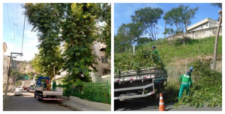 AÇÕES EQUIPES DE ARBORIZAÇÃO URBANA DIA 11/05/2021