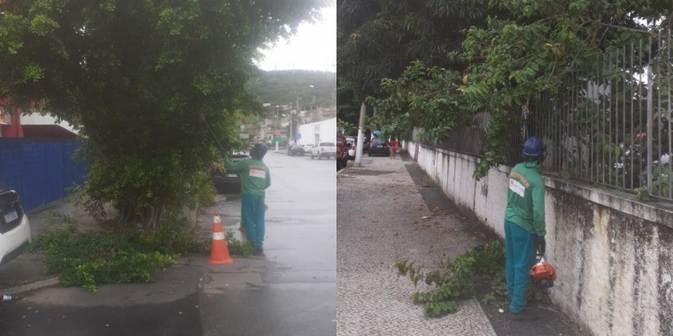 AÇÕES EQUIPES DE ARBORIZAÇÃO URBANA DIA 08/02/2022