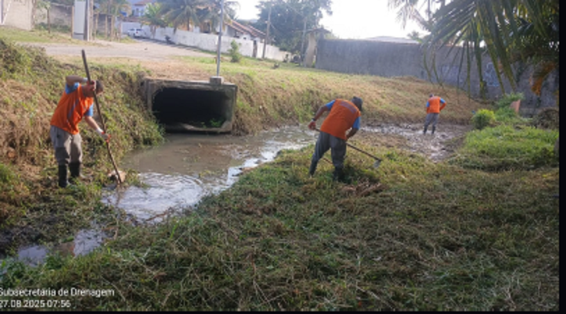 Os números da drenagem urbana em Niterói este ano