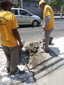 Operação Tapa Buraco na Alameda São Boa Ventura