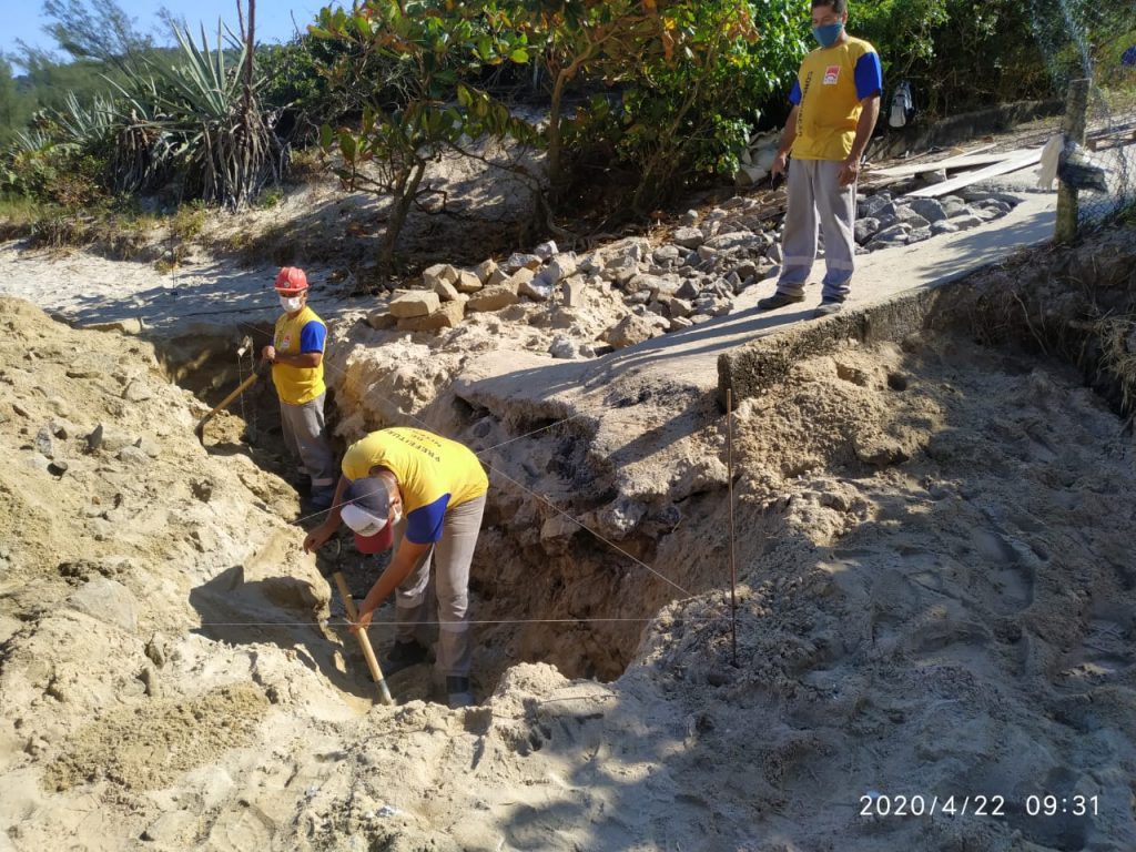 Serviços diversos em 22/04