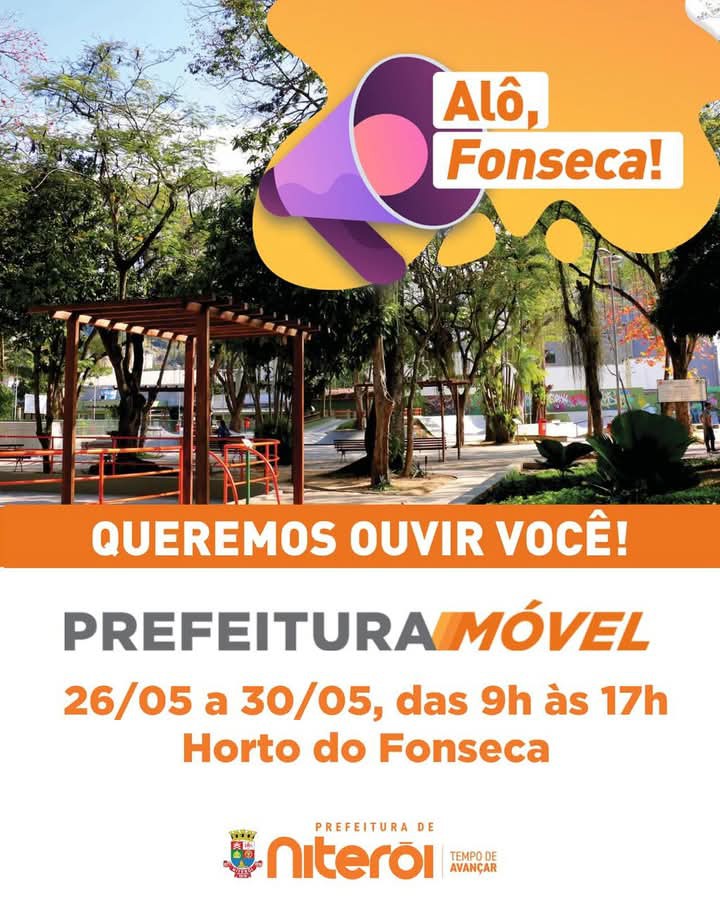 Prefeitura Móvel no Horto do Fonseca na próxima semana