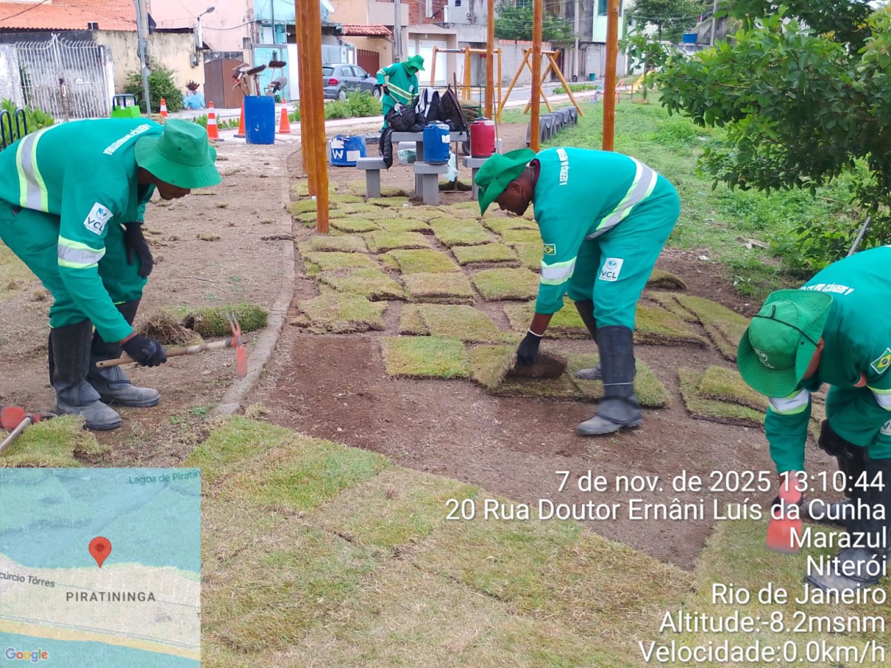 Seconser reaproveita resíduos de vegetação em árvores plantadas